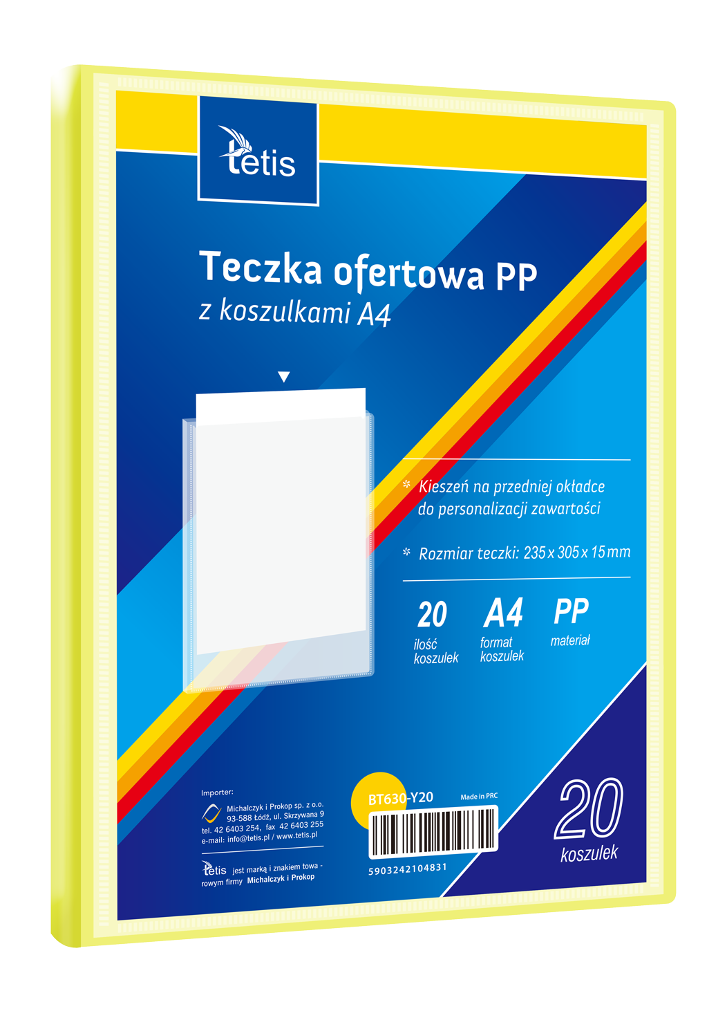 Teczka ofertowa A4 BT630-Y20