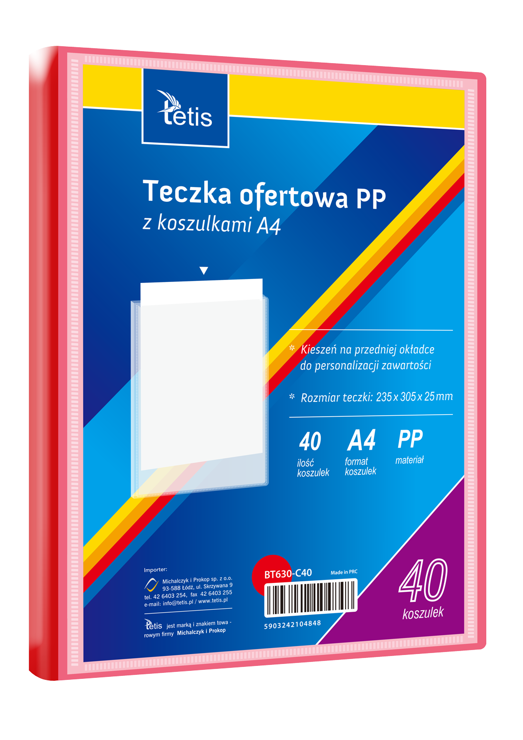 Teczka ofertowa A4 BT630-C40